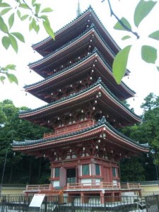 32番札所竹林寺の五重塔