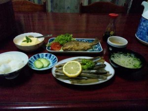 藤川旅館の夕食