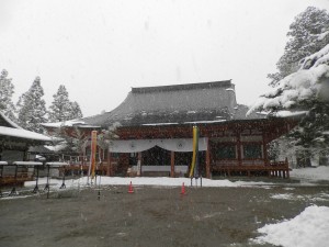 毛越寺の本堂