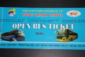 Hanh Cafeのオープンバスチケット