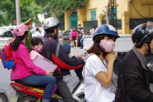 ベトナムのバイク集団