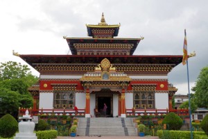 ブータン寺の本堂